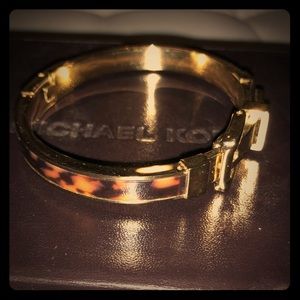 Authentic Michael Kors bangle bracelet adjustable